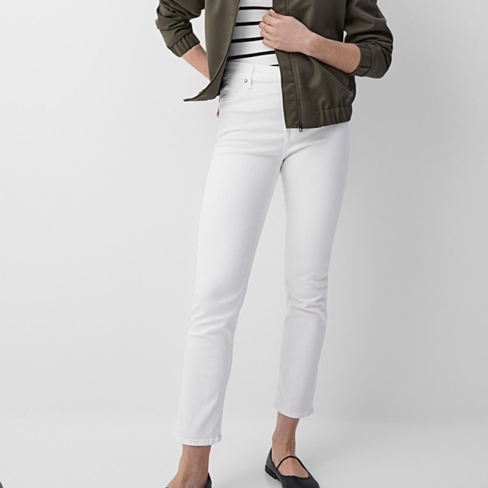 Fidelity Cher Jeans Starlett White 28 NWT
